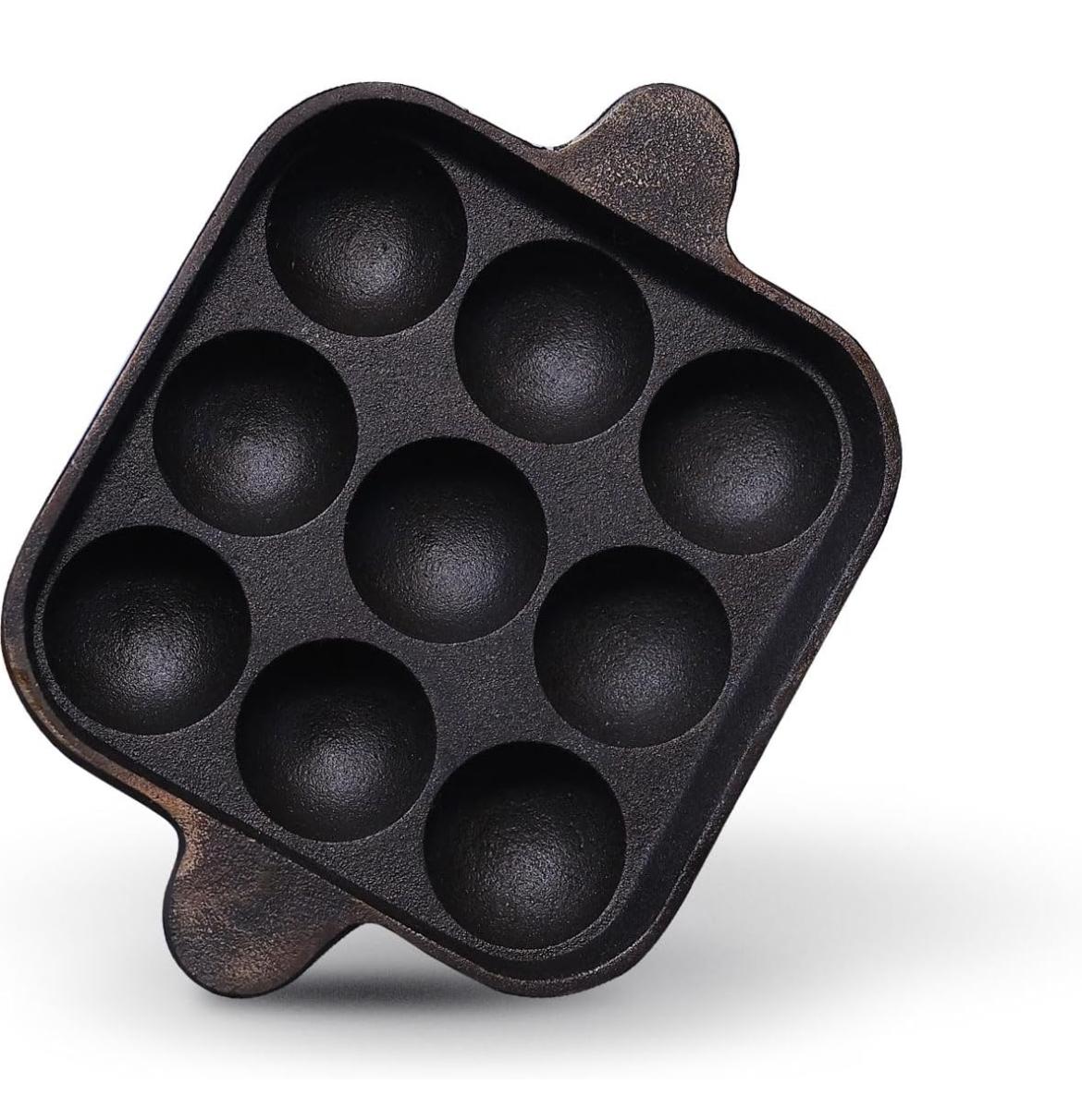 Cast Iron Paniyaram Pan | Paddu Pan