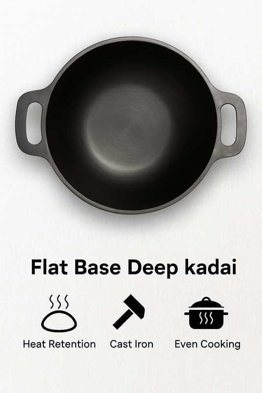 Cast Iron Deep Kadai