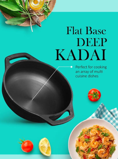 Cast Iron Deep Kadai