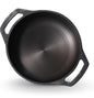 Cast Iron Flat Base Kadai