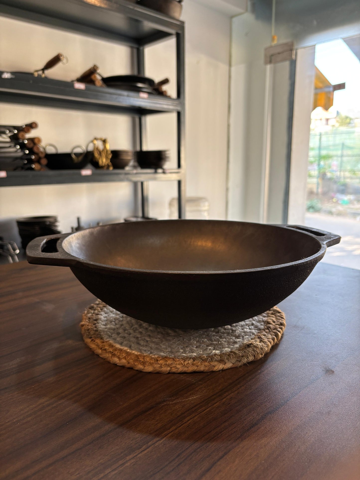 Cast Iron Round Kadai