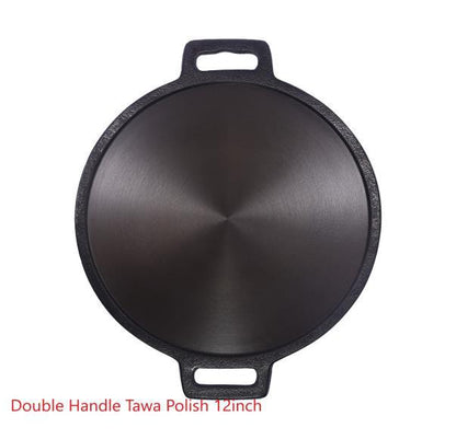 Cast Iron Double Handle Dosa Tawa | 12 Inch |