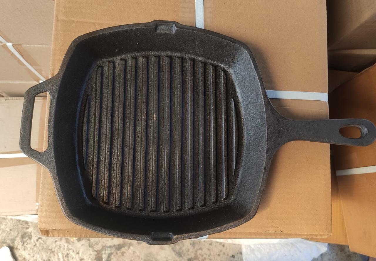 Cast Iron  Grill Pan |Long Handle