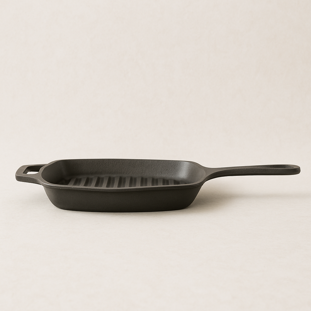 Cast Iron  Grill Pan |Long Handle