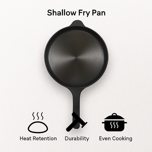 Cast Iron Shallow Fry Pan